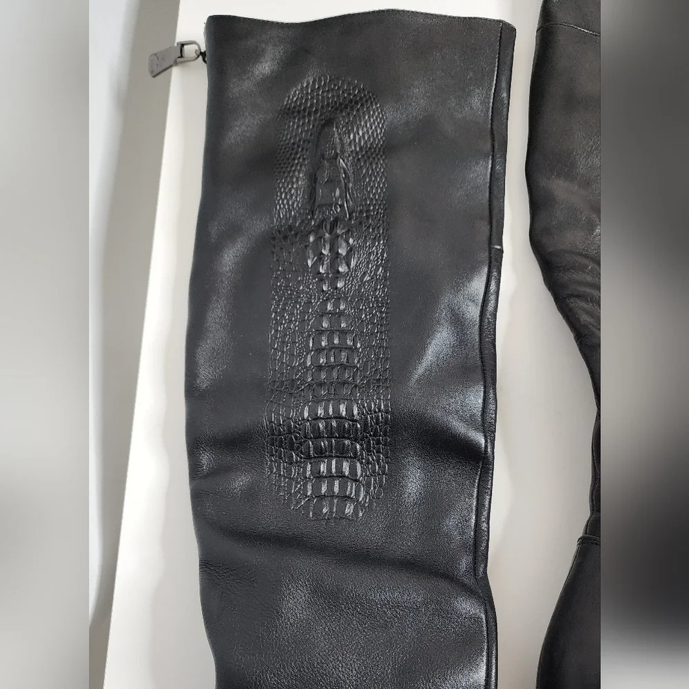 🔥Elegant Black Knee-High Boots Size 35